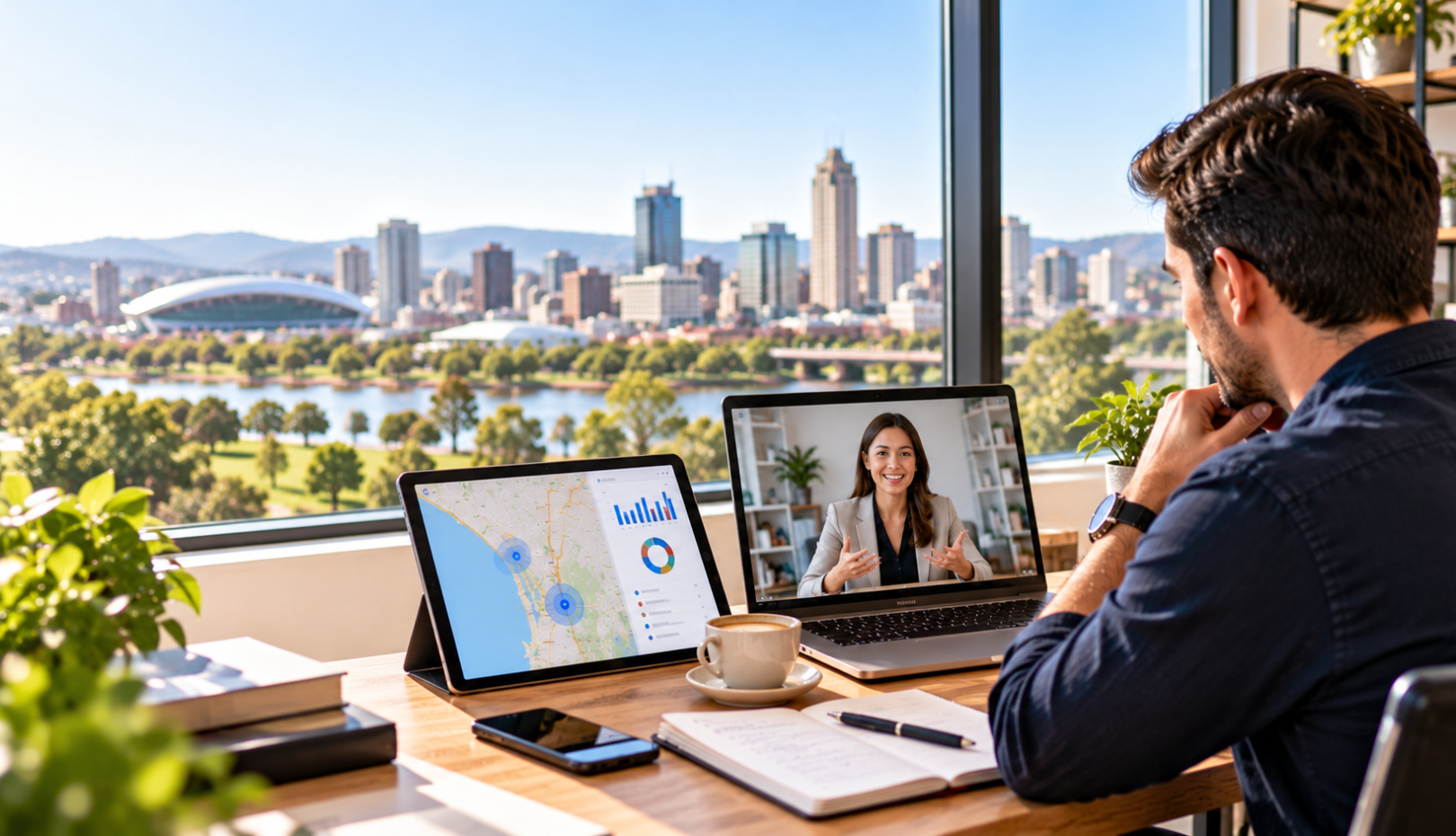 Data-Driven Workspace by the River